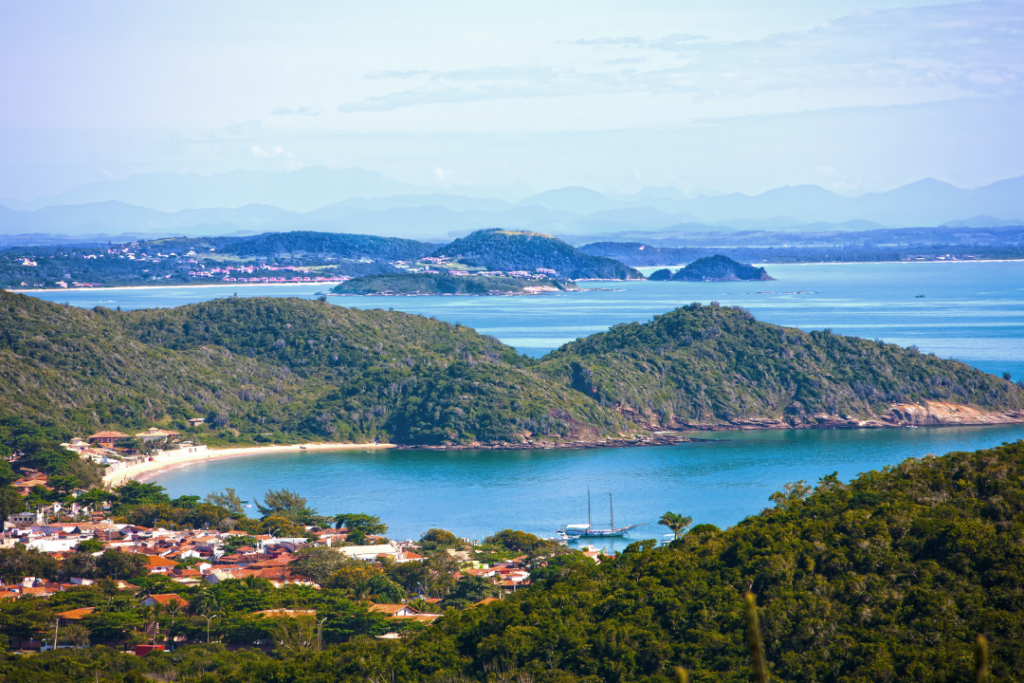 Vista panorâmica de Búzios